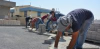 Ceylanpınar’da Parke Taşı Çalışması Halen Sür